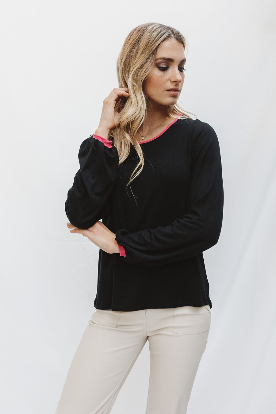 Polera Boston Negra