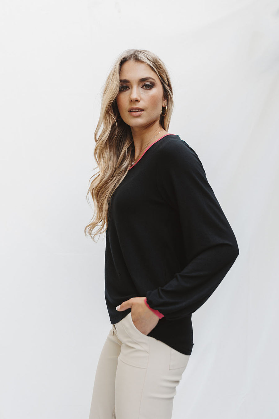 Polera Boston Negra