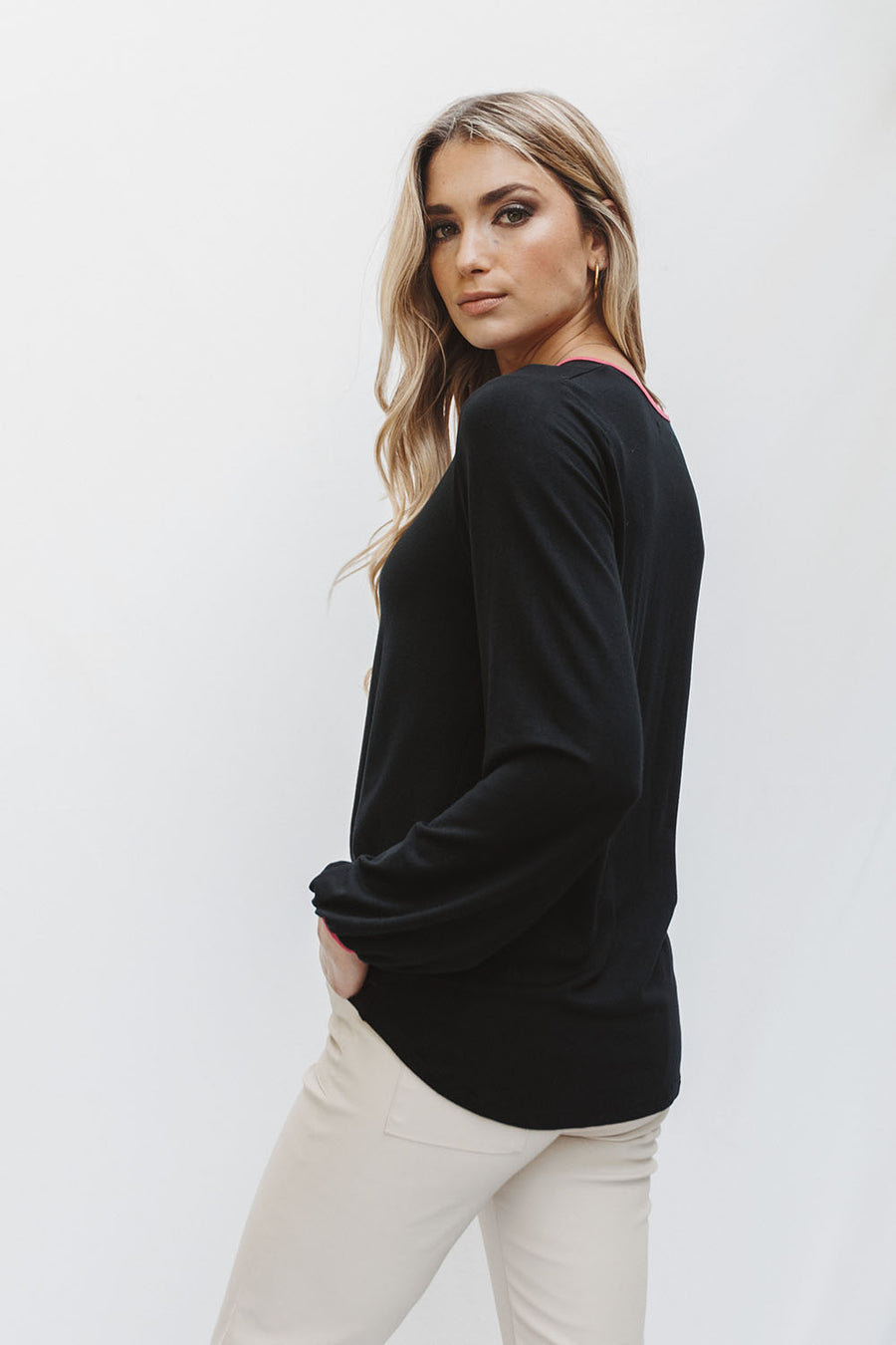 Polera Boston Negra