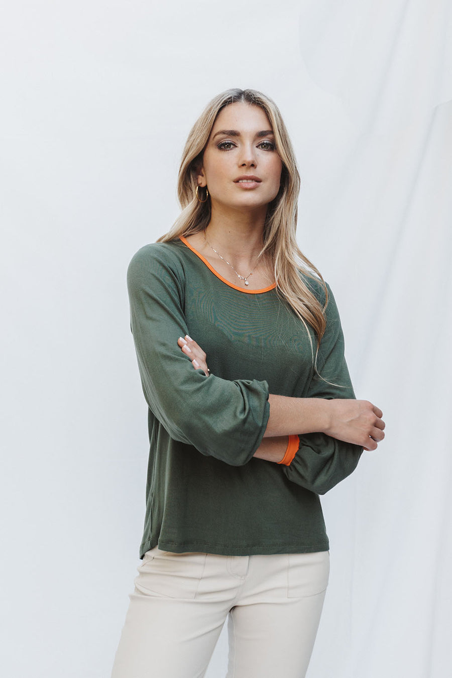 Polera Boston Verde
