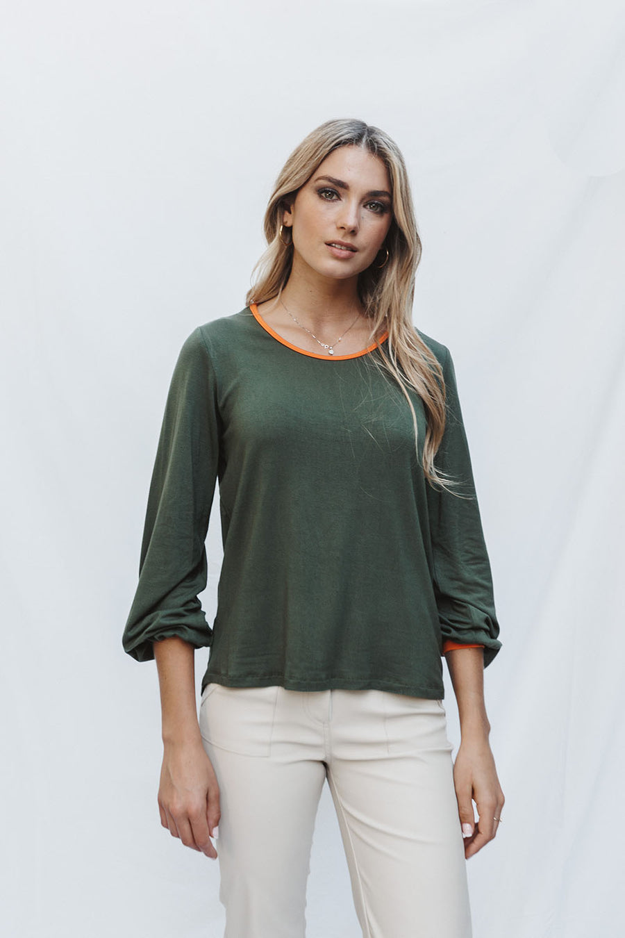 Polera Boston Verde