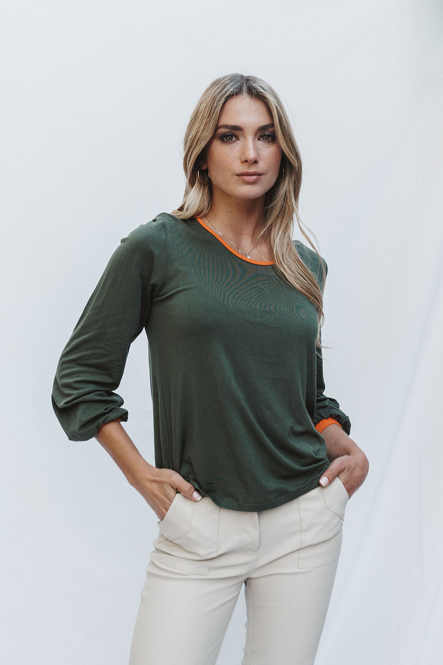 Polera Boston Verde
