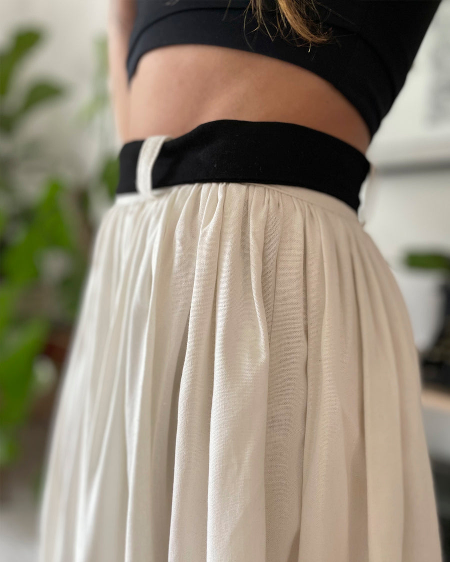 Pollera Bali Blanco
