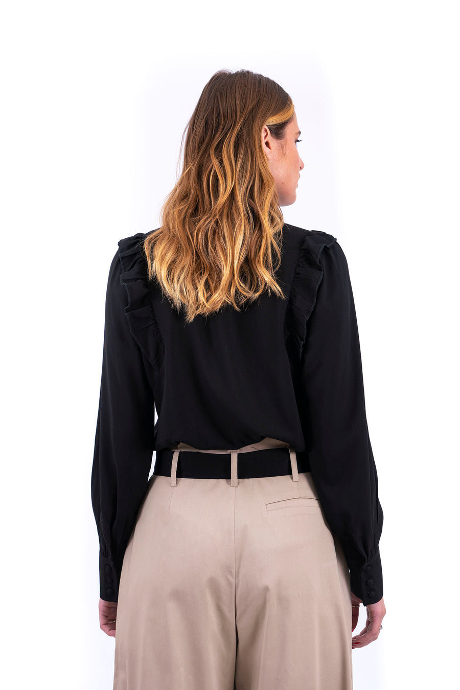 Blusa Split Negra