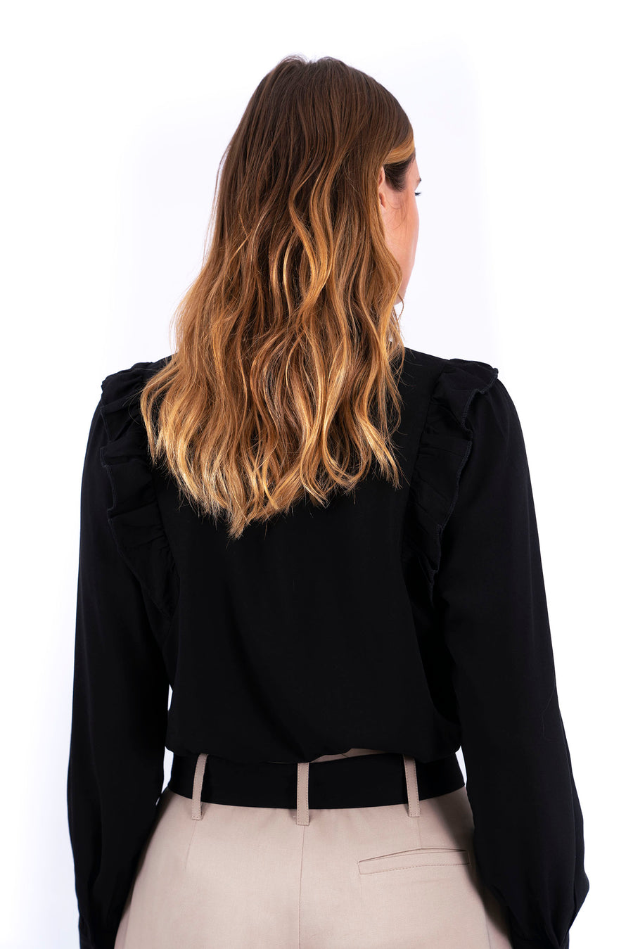 Blusa Split Negra