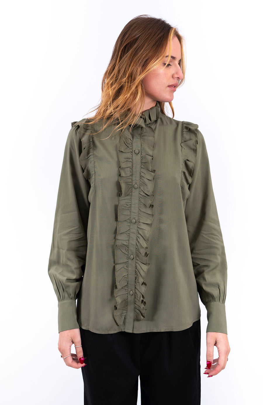 Blusa Split Verde
