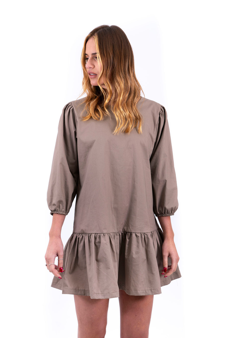 Vestido Granada Taupé